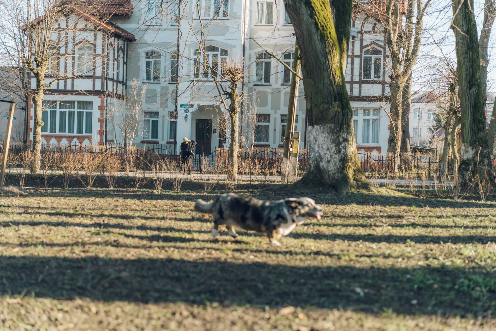 Вдвоём на улице старого курорта: общий шаг заметен на фотографии раньше, чем лица. Фото: Настя Шафранова